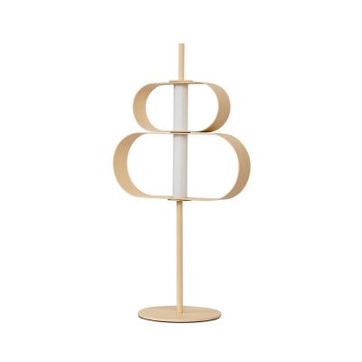 Lucande - Audrina LED Bordslampa Dim. Beige