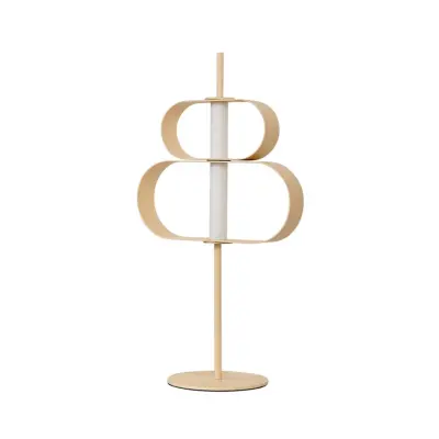 Lucande - Audrina LED Bordslampa Dim. Beige