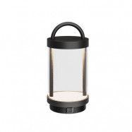 Lucande - Caius LED Portable Utomhus Bordslampa Dark Grey