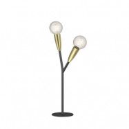 Lucande - Carlea 2 Bordslampa Black/Brass