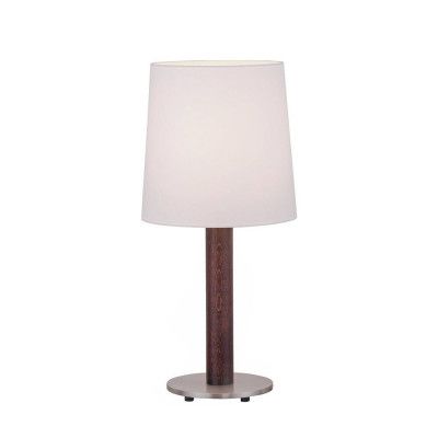Lucande - Elif Cylinder Bordslampa White/Dark Oak