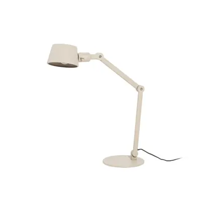 Lucande - Silka bordslampa, beige, E27, 93 cm, justerbar