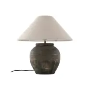 Lucande - Thalorin bordslampa höjd 46 cm grå keramik