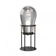 Lucande - Viyan Bordslampa Smoke/Black