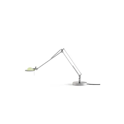 Luceplan - Berenice Bordslampa 30x30 Sage Green Glas/Alu