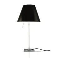 Luceplan - Costanza Bordslampa Alu/Liquorice Black