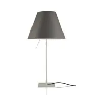 Luceplan - Costanza Bordslampa m/Dimmer Alu/ Concrete Grey