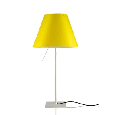 Luceplan - Costanza Bordslampa m/Dimmer Alu/ Smart Yellow
