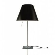 Luceplan - Costanza Bordslampa m/Dimmer Alu/Liquorice Black