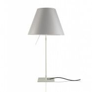 Luceplan - Costanza Bordslampa m/Dimmer Alu/Mistic White