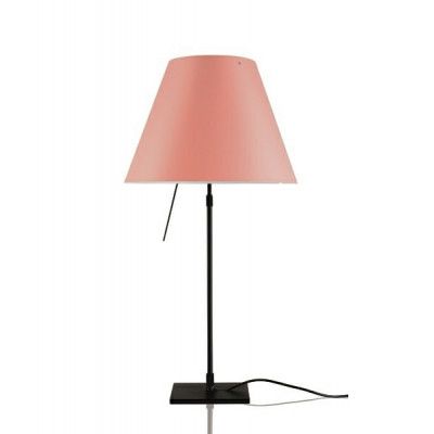 Luceplan - Costanza Bordslampa m/Dimmer Svart/Edgy Rosa