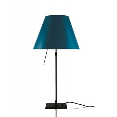 Luceplan - Costanza bordslampa, svart/petrol, dimbar