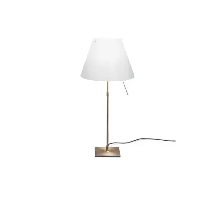 Luceplan - Costanza Bordslampa m/Dimmer White/Brass