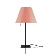 Luceplan - Costanzina Bordslampa Svart/Edgy Rosa