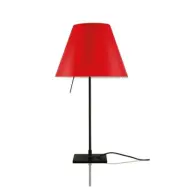 Luceplan - Costanzina Bordslampa Svart/Primary Red