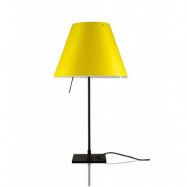 Luceplan - Costanzina Bordslampa Svart/Smart Yellow