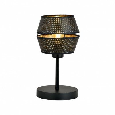 MALIA LN Bordslampa, Svart/Svart/Guld