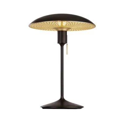 Manta Ray bordslampa, Black&Brass