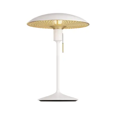 Manta Ray bordslampa, White&Brass