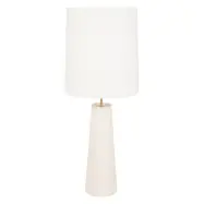 MARKET SET - Cosiness bordslampa, keramikfot vit