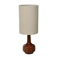 MARKET SET - Jimmy bordslampa, brun/beige, höjd 83 cm