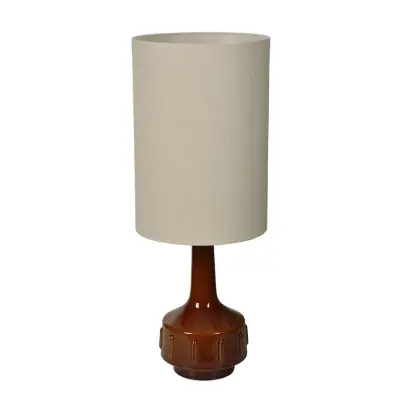 MARKET SET - Jimmy bordslampa, brun/beige, höjd 83 cm