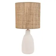 MARKET SET - Portinatx L bordslampa Höjd 77 cm vit