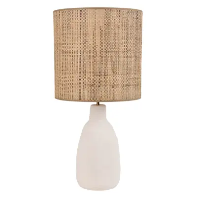 MARKET SET - Portinatx L bordslampa Höjd 77 cm vit