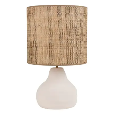 MARKET SET - Portinatx M bordslampa höjd 58 cm vit