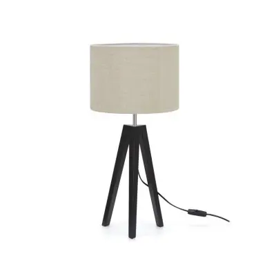 Markslöjd Bordslampa LUNDEN Svart/Beige