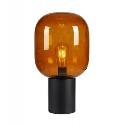 Markslöjd BROOKLYN Bordslampa 1L 44cm Svart/Brun