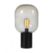 Markslöjd BROOKLYN Bordslampa 1L 44cm Svart/Smoke