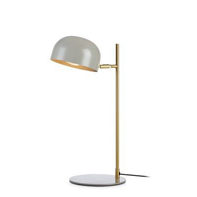 Markslöjd POSE Bordslampa 1L Grå/Borstad Mässing
