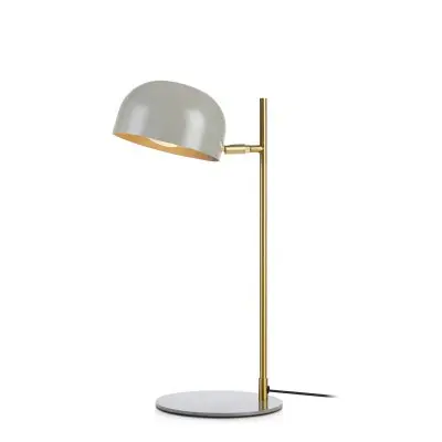 Markslöjd POSE Bordslampa 1L Grå/Borstad Mässing