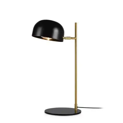 Markslöjd POSE Bordslampa 1L Svart/Borstad Mässing