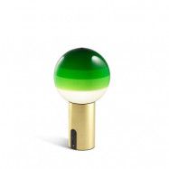 Marset - Dipping Light Portable Bordslampa Green/Brushed Brass