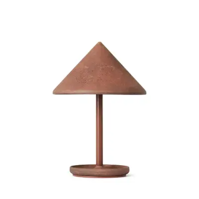 MATER - Terra Portable Bordslampa Coffee Waste Rost Red