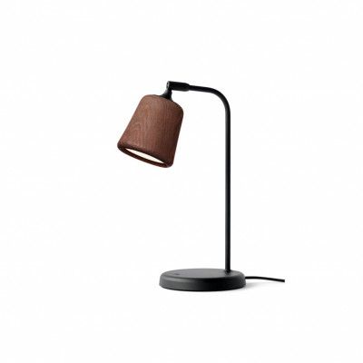 Material bordslampa, Smoked Oak