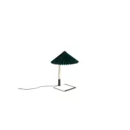 Matin Table Lamp Polished brass base, 300, Green