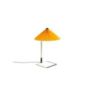 Matin Table Lamp Polished brass base, 380, Yellow