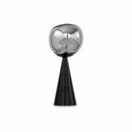 Melt portabel bordslampa svart LED