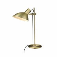 Metropole bordslampa, antik mässing