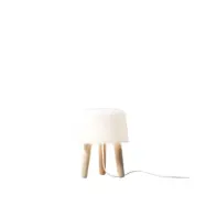 Milk NA1 bordslampa, ask/vit 25cm