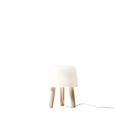 Milk NA1 bordslampa, ask/vit 25cm