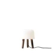 Milk NA1 bordslampa, rök/svart 25cm