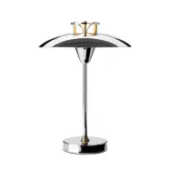 MINI STEPP 1-2-3 batteridriven bordslampa, krom, IP44 – Halo Design - Vardagsrum - Metall - Med en ljuskälla