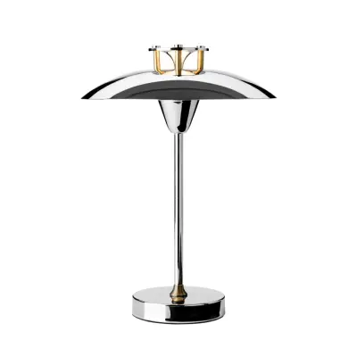 MINI STEPP 1-2-3 batteridriven bordslampa, krom, IP44 – Halo Design - Vardagsrum - Metall - Med en ljuskälla