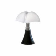 Minipipistrello LED bordslampa m dimmer, mörkbrun