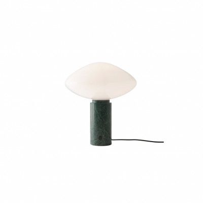 Mist bordslampa AP17, Matt White/Guatemala Verde