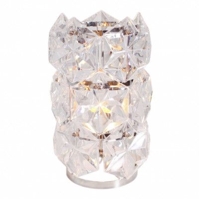 Monarque bordslampa, krom/klar 31cm